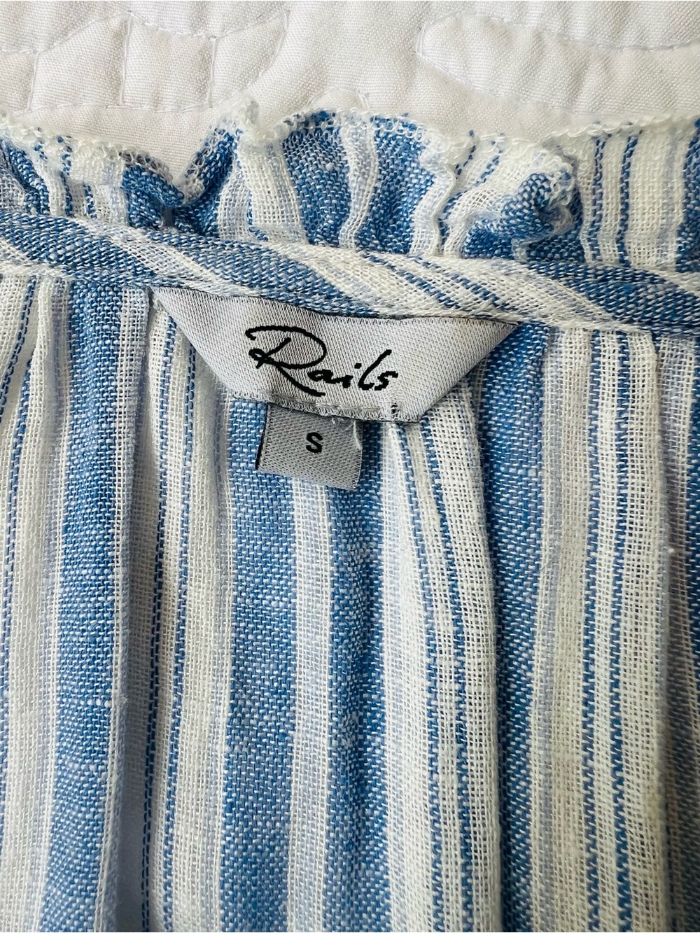 🏝️ Rails Blue and White Striped Maxi Dress - Picture 6 of 7